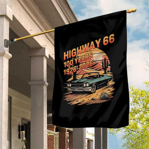 Route Highway 66 Centennial Garden Flag 100 Year Road Trip Adventure TS12 Print Your Wear