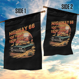 Route Highway 66 Centennial Garden Flag 100 Year Road Trip Adventure TS12 Print Your Wear