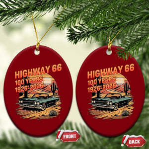 Route Highway 66 Centennial Ceramic Ornament 100 Year Road Trip Adventure TS12 Print Your Wear