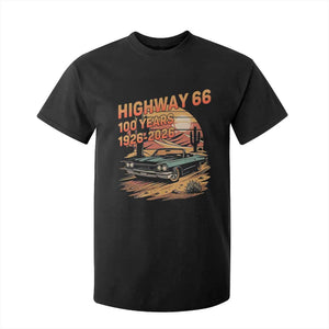 Route Highway 66 Centennial T Shirt For Kid 100 Year Road Trip Adventure TS12 Black Print Your Wear