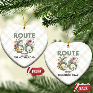 Route Highway 66 Ceramic Ornament Floral Centennial 100 Year Anniversary TS12 Print Your Wear