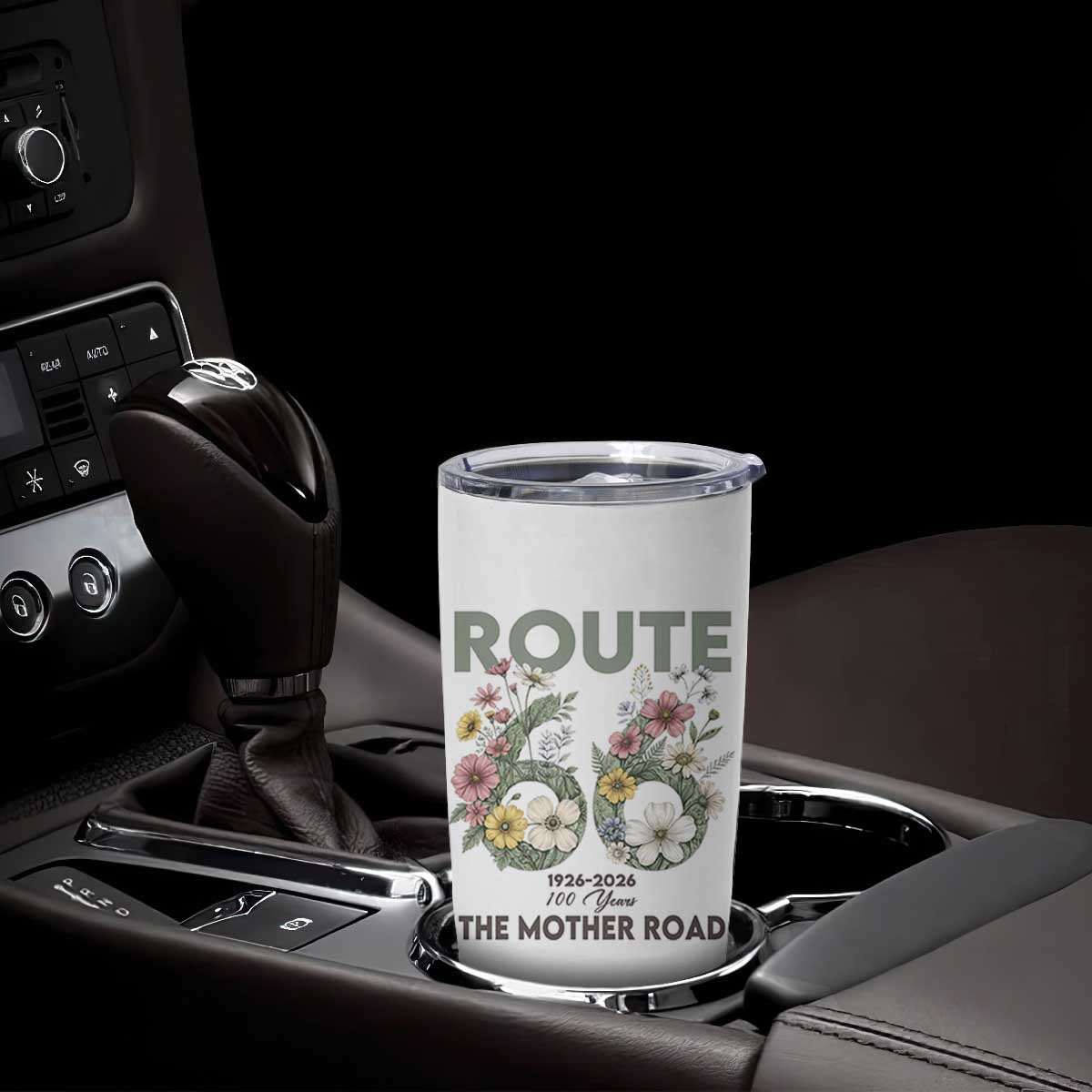 Route Highway 66 Tumbler Cup Floral Centennial 100 Year Anniversary TS12 Print Your Wear