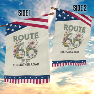 Route Highway 66 Garden Flag Floral Centennial 100 Year Anniversary TS12 Print Your Wear