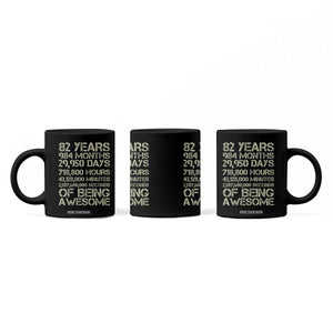 Vintage 82nd Milestone Birthday Coffee Mug 82 Years Of Being Awesome TS12 Print Your Wear