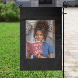 Funny Nursing Student Doll Face Meme Garden Flag Future Nurse Gift TS12 Print Your Wear