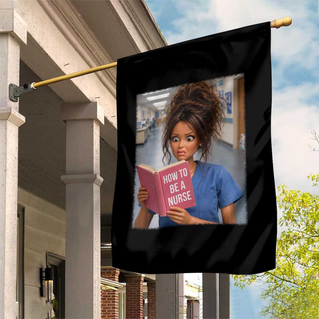 Funny Nursing Student Doll Face Meme Garden Flag Future Nurse Gift TS12 Print Your Wear