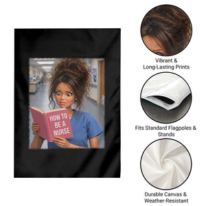 Funny Nursing Student Doll Face Meme Garden Flag Future Nurse Gift TS12 Print Your Wear
