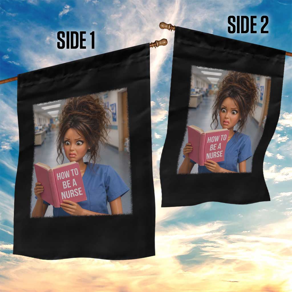 Funny Nursing Student Doll Face Meme Garden Flag Future Nurse Gift TS12 Print Your Wear