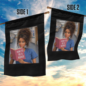 Funny Nursing Student Doll Face Meme Garden Flag Future Nurse Gift TS12 Print Your Wear