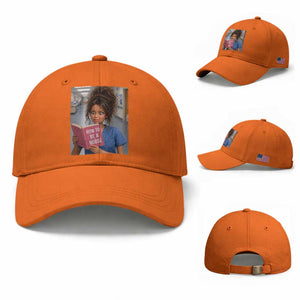 Funny Nursing Student Doll Face Meme Baseball Cap Future Nurse Gift TS12 Baseball Cap Universal Fit Orange Print Your Wear