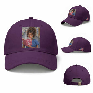 Funny Nursing Student Doll Face Meme Baseball Cap Future Nurse Gift TS12 Baseball Cap Universal Fit Purple Print Your Wear