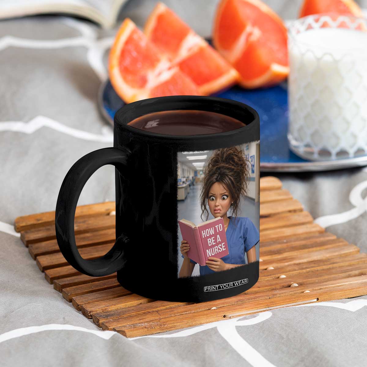 Funny Nursing Student Doll Face Meme Coffee Mug Future Nurse Gift TS12 Print Your Wear