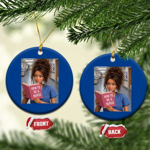 Funny Nursing Student Doll Face Meme Ceramic Ornament Future Nurse Gift TS12 1pc Blue Print Your Wear