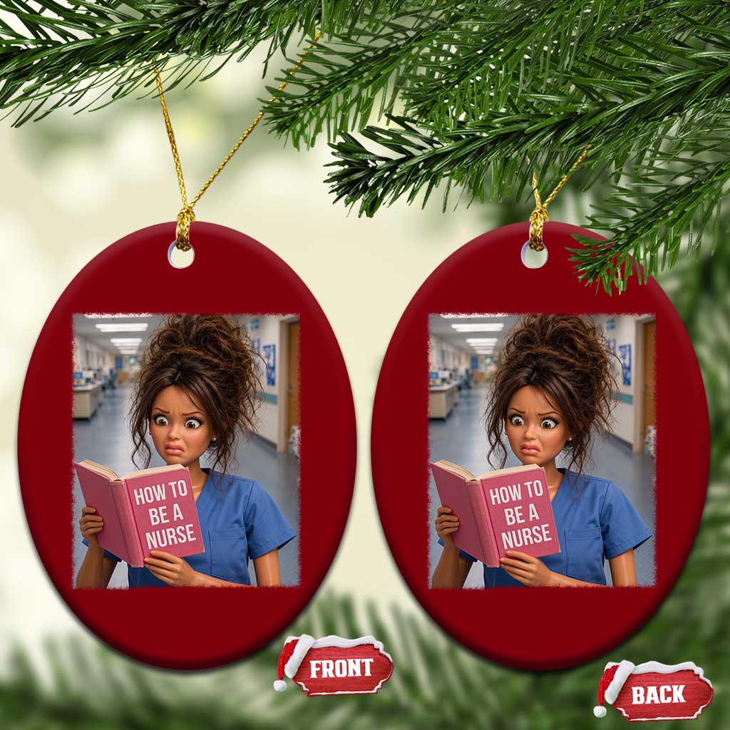 Funny Nursing Student Doll Face Meme Ceramic Ornament Future Nurse Gift TS12 Print Your Wear