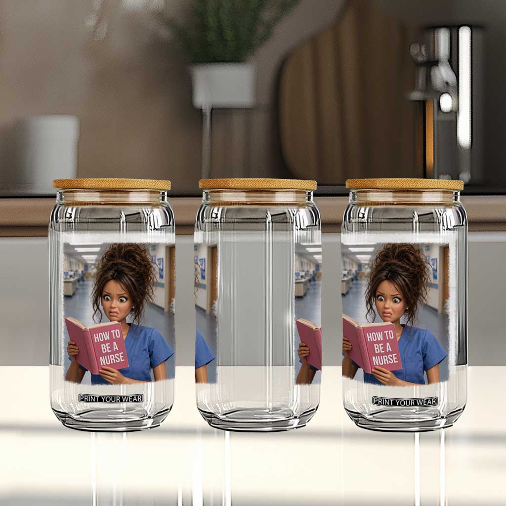 Funny Nursing Student Doll Face Meme Glass Can Future Nurse Gift TS12 Print Your Wear
