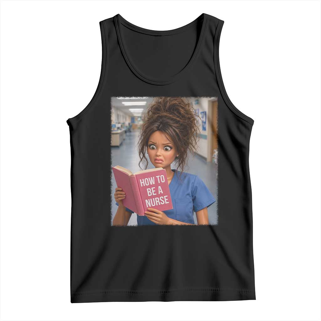 Funny Nursing Student Doll Face Meme Tank Top Future Nurse Gift TS12 Black Print Your Wear