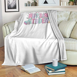 Pastel Nursing Student Medical School Gift Throw Blanket TS12 Print Your Wear