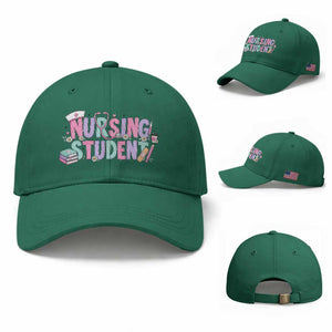 Pastel Nursing Student Medical School Gift Baseball Cap TS12 Baseball Cap Universal Fit Irish Green Print Your Wear