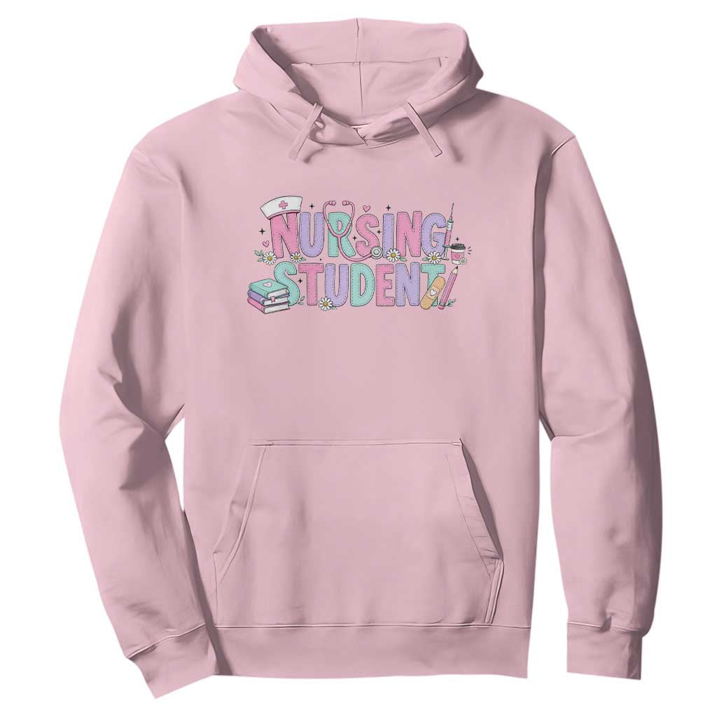 Pastel Nursing Student Medical School Gift Hoodie TS12 Light Pink Print Your Wear