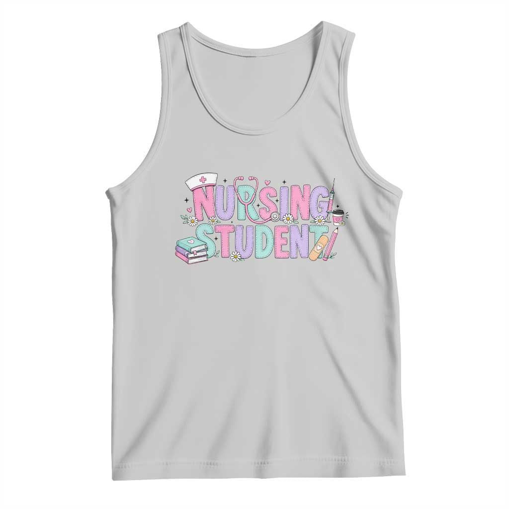 Pastel Nursing Student Medical School Gift Tank Top TS12 Ash Print Your Wear