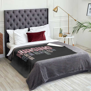 Funny Student Nurse Life Throw Blanket Eat Sleep Clinicals Panic Study Repeat TS12 Print Your Wear