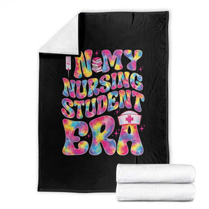 In My Nursing Student Era Throw Blanket Future Nurse Gift TS12 Black Print Your Wear