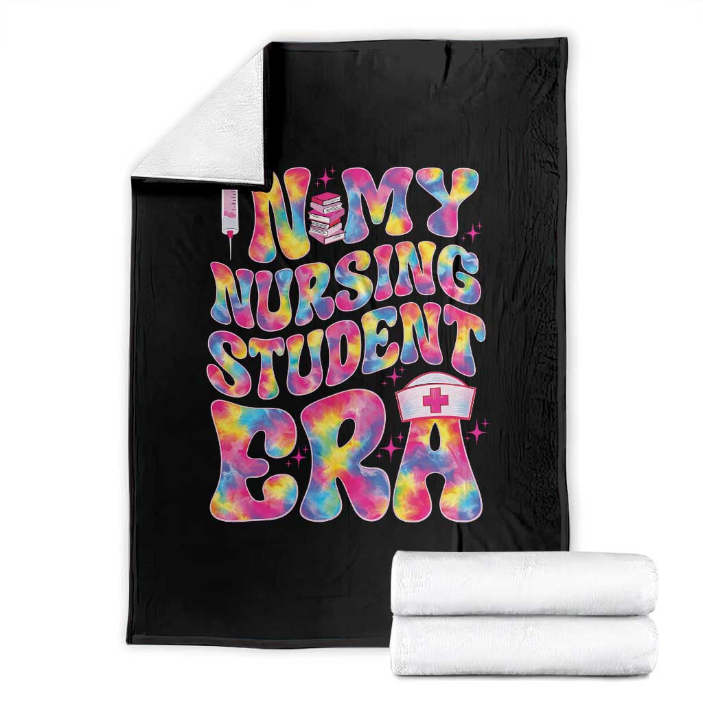 In My Nursing Student Era Throw Blanket Future Nurse Gift TS12 Black Print Your Wear