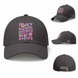 In My Nursing Student Era Baseball Cap Future Nurse Gift TS12 Baseball Cap Universal Fit Dark Gray Print Your Wear