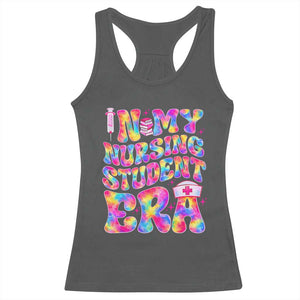 In My Nursing Student Era Racerback Tank Top Future Nurse Gift TS12 Dark Heather Print Your Wear