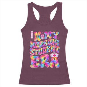 In My Nursing Student Era Racerback Tank Top Future Nurse Gift TS12 Maroon Print Your Wear