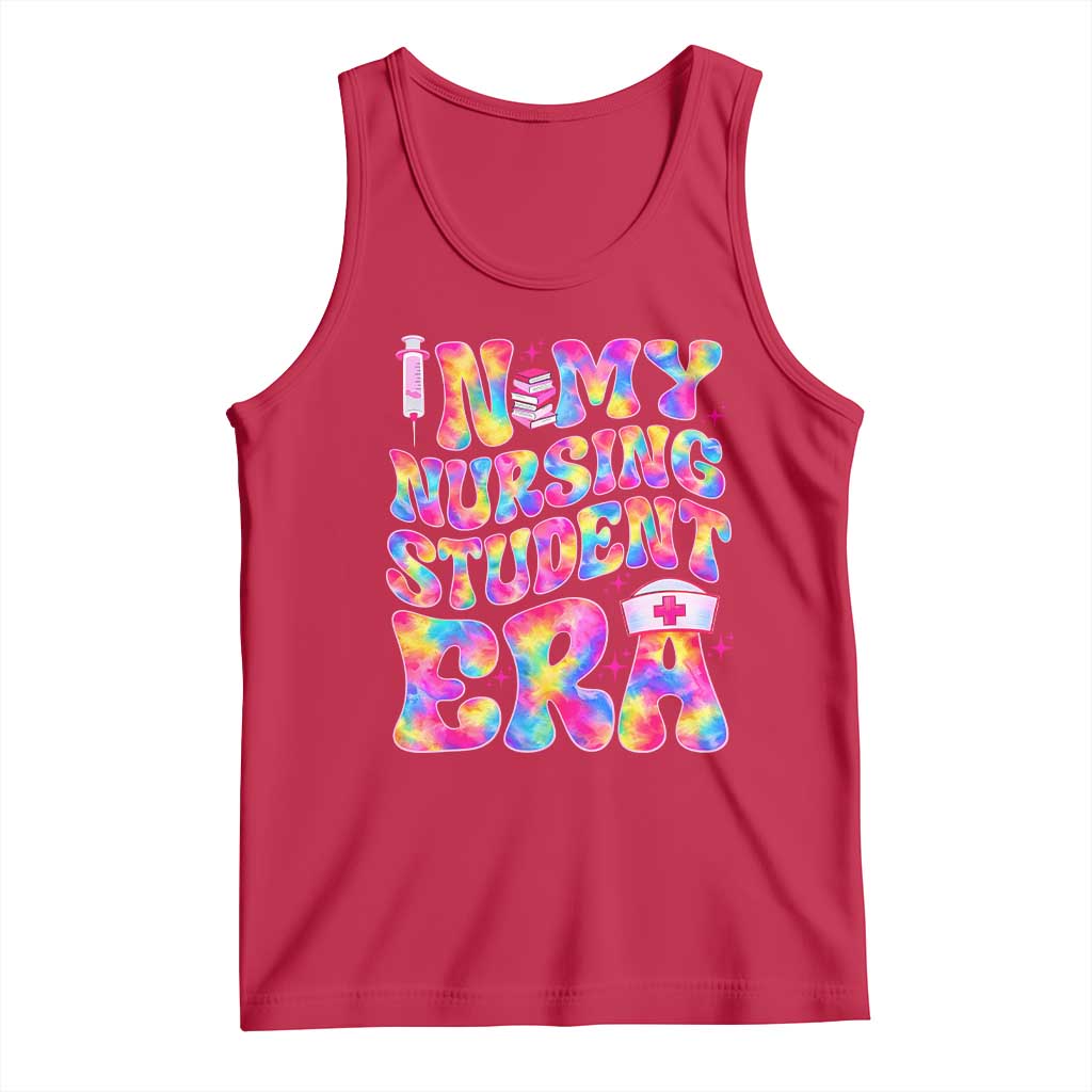 In My Nursing Student Era Tank Top Future Nurse Gift TS12 Red Print Your Wear