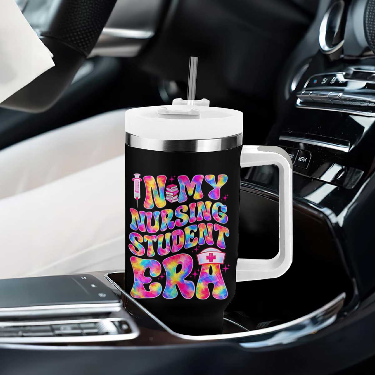 In My Nursing Student Era Tumbler With Handle Future Nurse Gift TS12 Print Your Wear