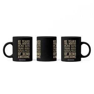 Vintage 82nd Birthday Gift Coffee Mug 82 Years Of Being Awesome TS12 Print Your Wear