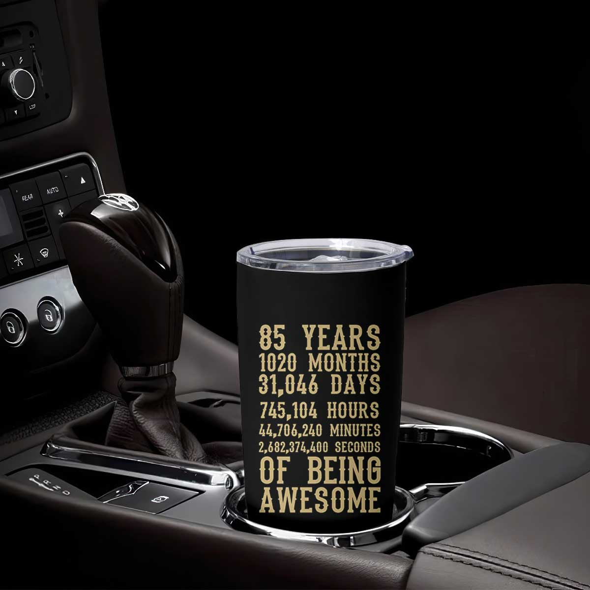 Vintage 85th Birthday Gift Tumbler Cup 85 Years Of Being Awesome TS12 Print Your Wear