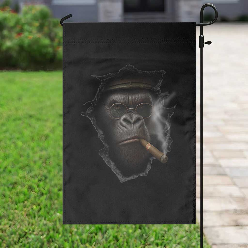 Cool Gorilla With Cigar Garden Flag Animal Lover Gift TS12 Print Your Wear