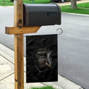 Cool Gorilla With Cigar Garden Flag Animal Lover Gift TS12 Print Your Wear