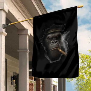 Cool Gorilla With Cigar Garden Flag Animal Lover Gift TS12 Print Your Wear