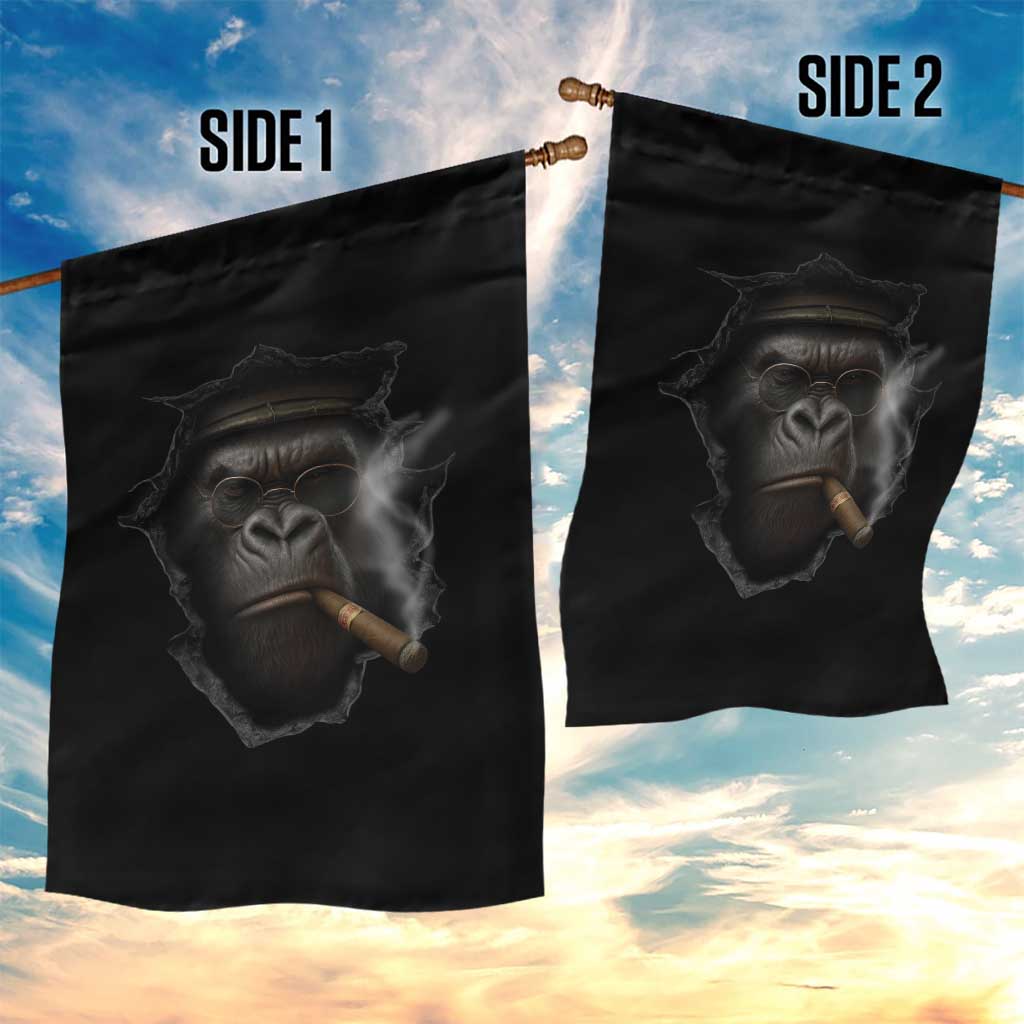 Cool Gorilla With Cigar Garden Flag Animal Lover Gift TS12 Print Your Wear
