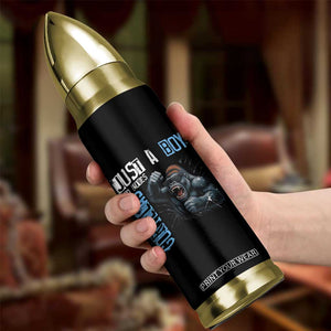 Just A Boy Who Loves Gorillas Bullet Tumbler Gorilla Lover Gift TS12 Print Your Wear