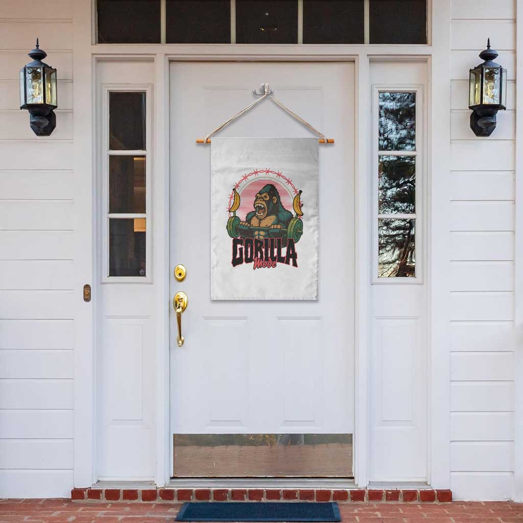 Fitness Lover Gift Garden Flag Gorilla Mode TS12 Print Your Wear