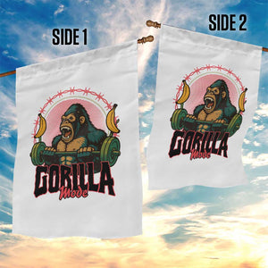 Fitness Lover Gift Garden Flag Gorilla Mode TS12 Print Your Wear
