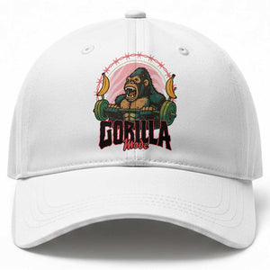 Fitness Lover Gift Baseball Cap Gorilla Mode TS12 Print Your Wear