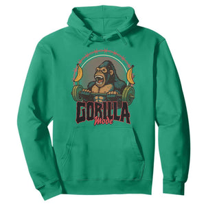 Fitness Lover Gift Hoodie Gorilla Mode TS12 Irish Green Print Your Wear