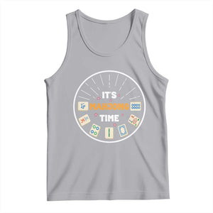 It Is Mahjong Time Tank Top Gambling Chinese Gift TS12 Athletic Heather Print Your Wear