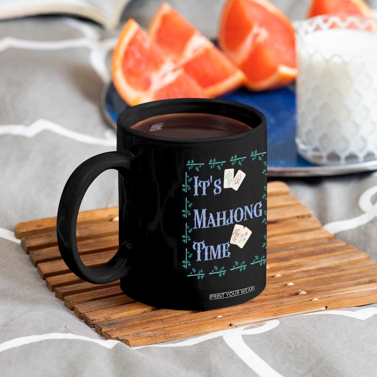 Mahjong Gift Coffee Mug It Is Mahjong Time For Players TS12 Print Your Wear