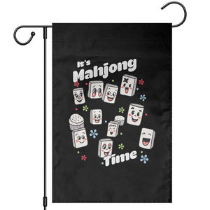 It Is Mahjong Time Garden Flag Mahjong Lover Gift TS12 Black Print Your Wear