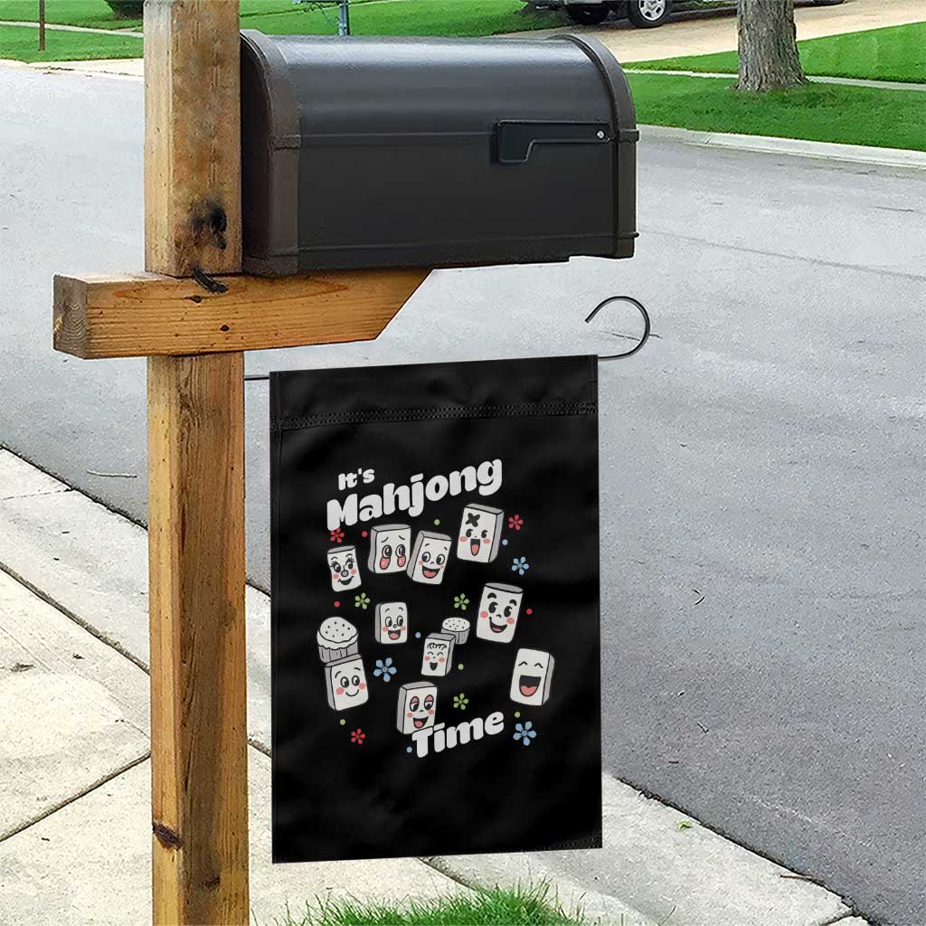 It Is Mahjong Time Garden Flag Mahjong Lover Gift TS12 Print Your Wear