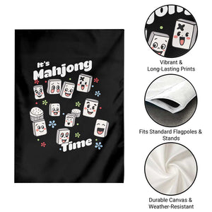 It Is Mahjong Time Garden Flag Mahjong Lover Gift TS12 Print Your Wear