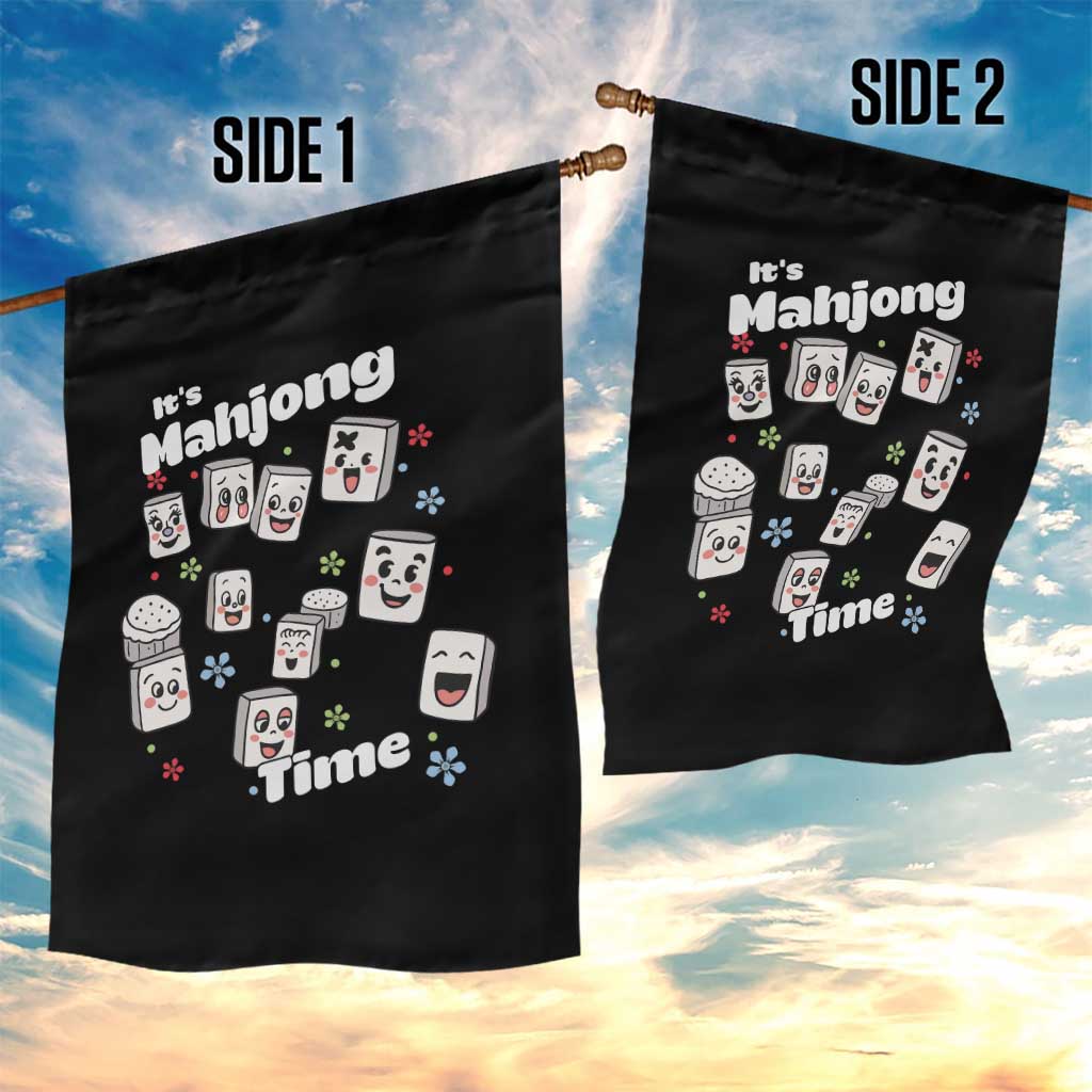 It Is Mahjong Time Garden Flag Mahjong Lover Gift TS12 Print Your Wear