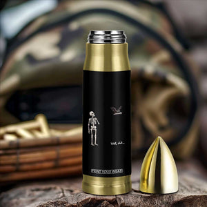 Funny Well Shit Skeleton Bullet Tumbler Bat Carrying Bones Halloween Gift